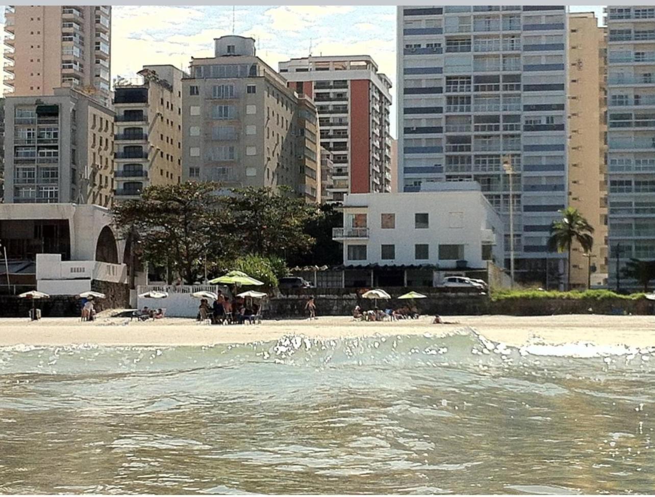 Flat Service Pitangueiras Com Vista Mar Guaruja Ngoại thất bức ảnh